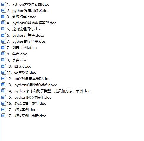 Python 基礎(chǔ)文檔 詳細(xì)入門文檔（入門到進(jìn)階--很全面） 下載 圖1