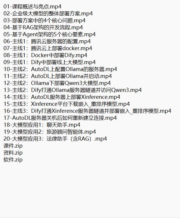 企業(yè)級(jí)大模型部署與開發(fā)實(shí)戰(zhàn)  視頻教程 下載 圖1